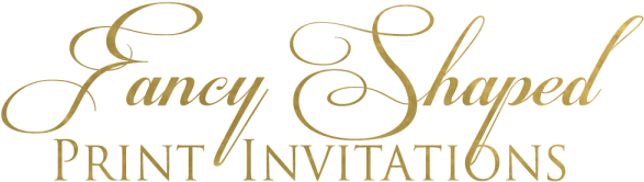 Printed Fancy Shape 5×7′ Invitations - Website (600x240), Png Download