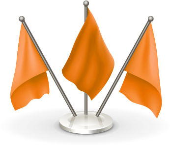 Desk Flag - Desk Flags Png (401x300), Png Download