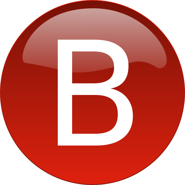 Database Cliparts Red - B Clipart (600x600), Png Download