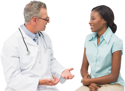 Clip Art Free Library Patient Doctor Clipart - Doctor And Patient Png (500x334), Png Download