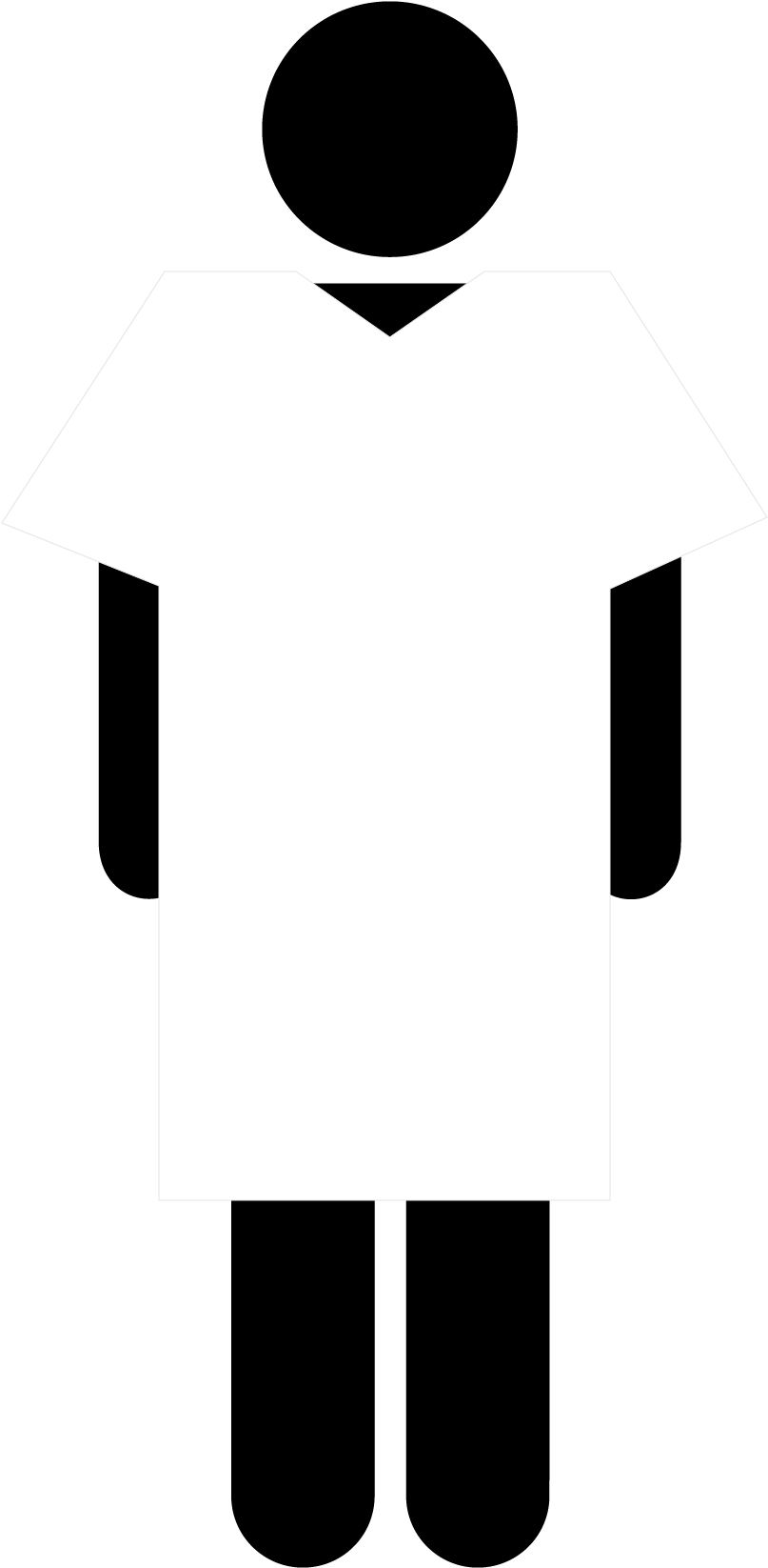 Doctor Patient - Clip Art (856x1728), Png Download