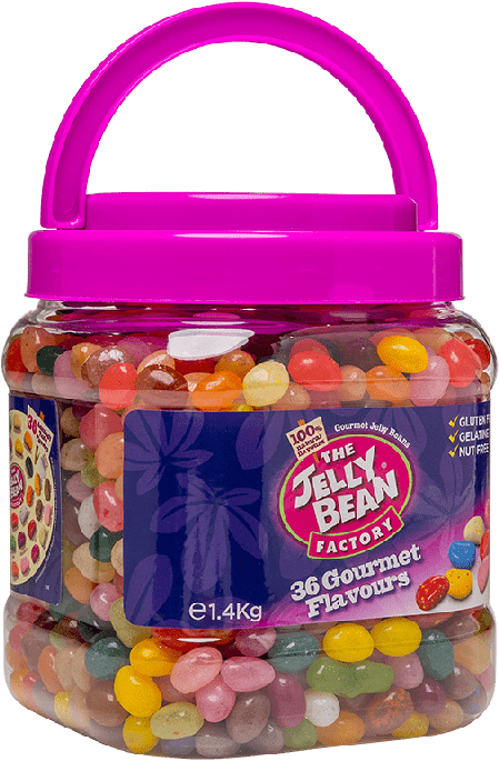 Jelly Bean Acrylic Jar - Jelly Bean Factory Jelly Bean Jar 1.4kg (800x800), Png Download