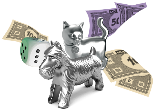 Monopoly Product Bsa Monopoly Game - Monopoly Dog Oversized Token Bank (542x429), Png Download