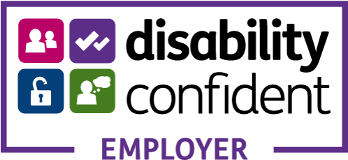 Follow Us Today - Disability Confident Leader Logo (500x241), Png Download