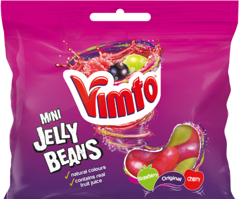 Vimto Jelly Beans 160g (600x400), Png Download