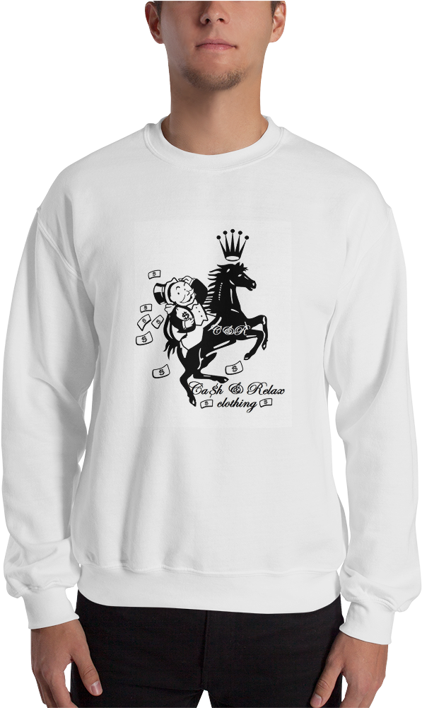 Ca$h And Relax Monopoly Money Sweatshirt - Take The L (1000x1000), Png Download