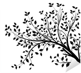Tree Branches Silhouette Isolated White Background - Write Romantic Fiction [book] (400x400), Png Download