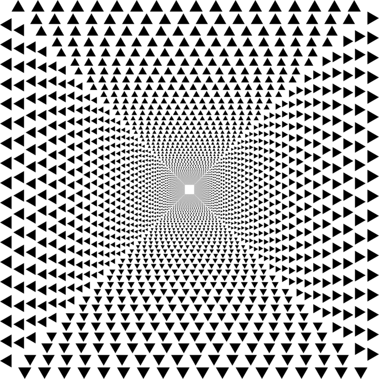 Marina Rinaldi Adornare Pattern Block Knit Tunic Black - Motif (750x750), Png Download