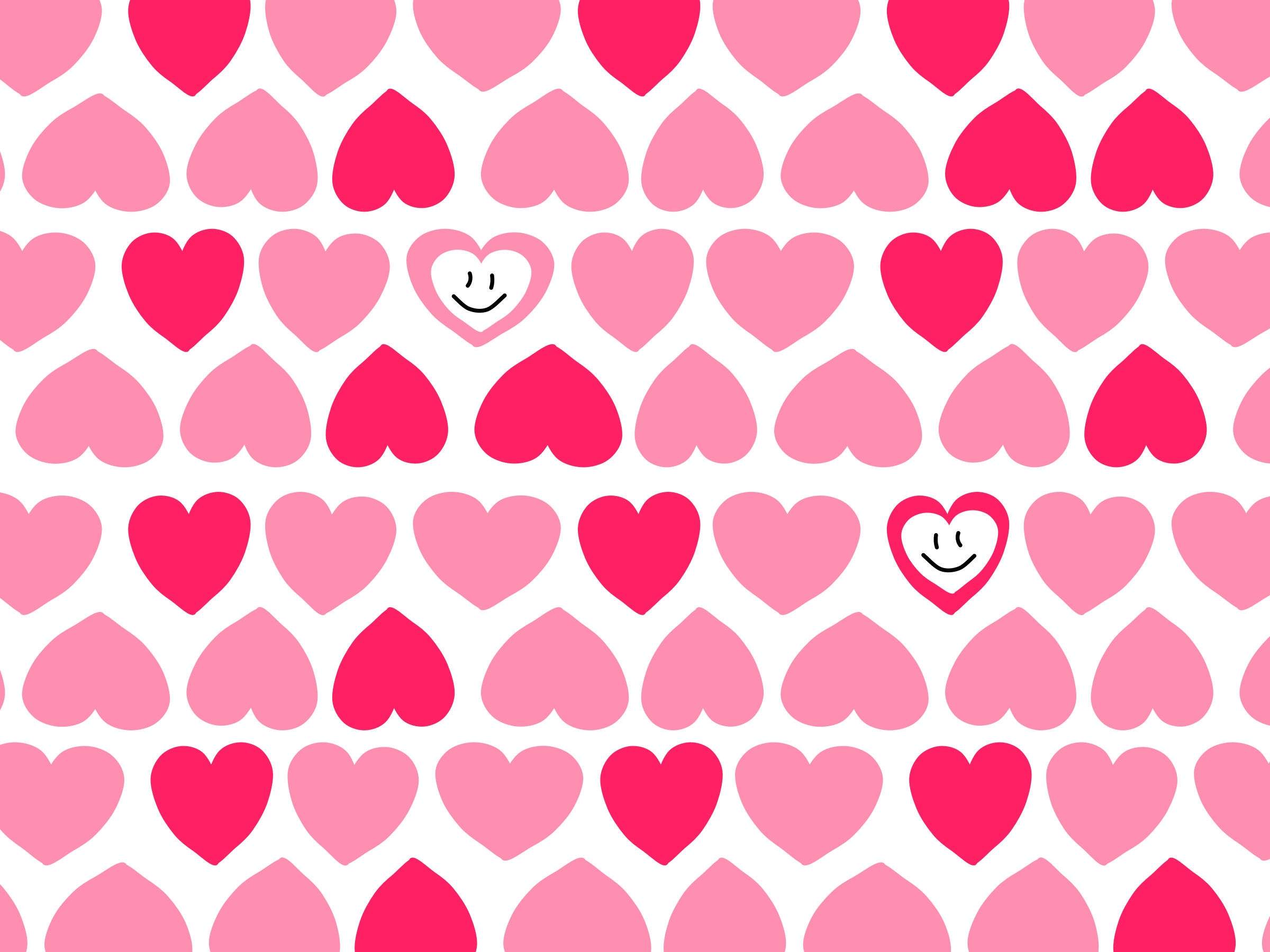 Heart Pattern Png - Pink Pattern Png Hd (2400x1800), Png Download