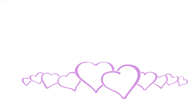 Heart Pattern Clipart (600x318), Png Download
