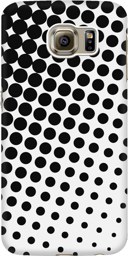 Black And White Halftone Phone Case - T-shirt (1024x1024), Png Download