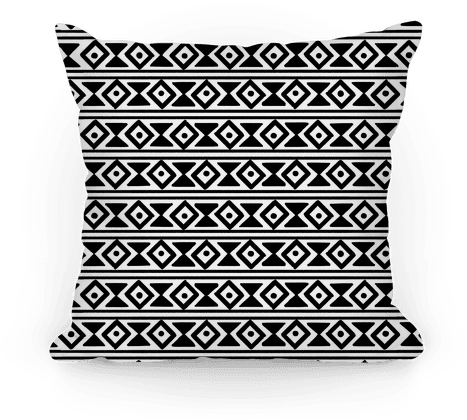 Tribal Pattern Pillow - Pillow (484x484), Png Download