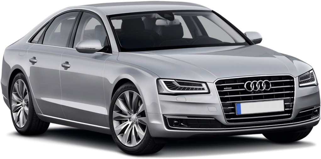Audi A8 Car Hire And Audi A8 Leasing - Audi A8 Car Png (1200x643), Png Download