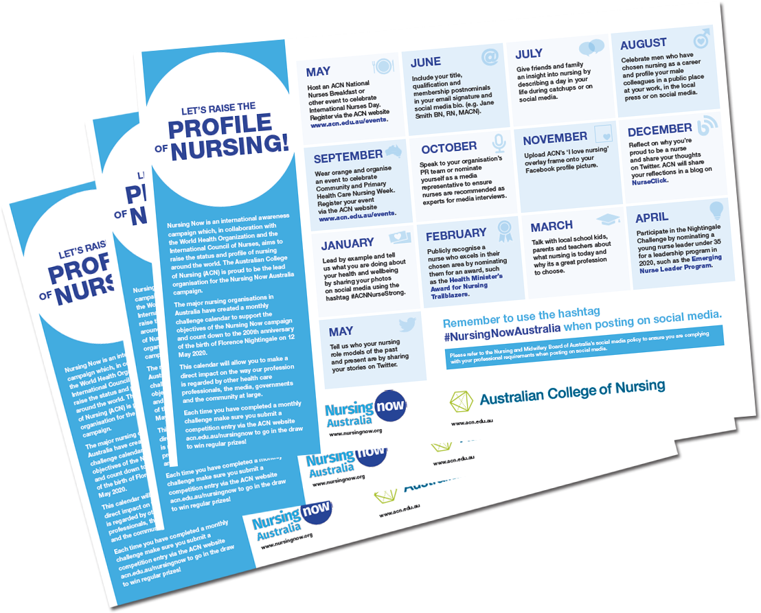 Nursing Now Calendar (1130x1000), Png Download