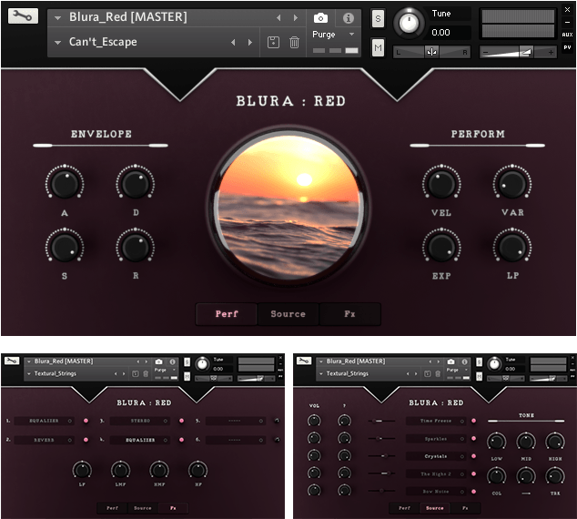 Sound Aesthetics Sampling Blura Red (730x655), Png Download