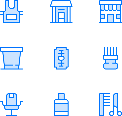 Barbershop (600x564), Png Download