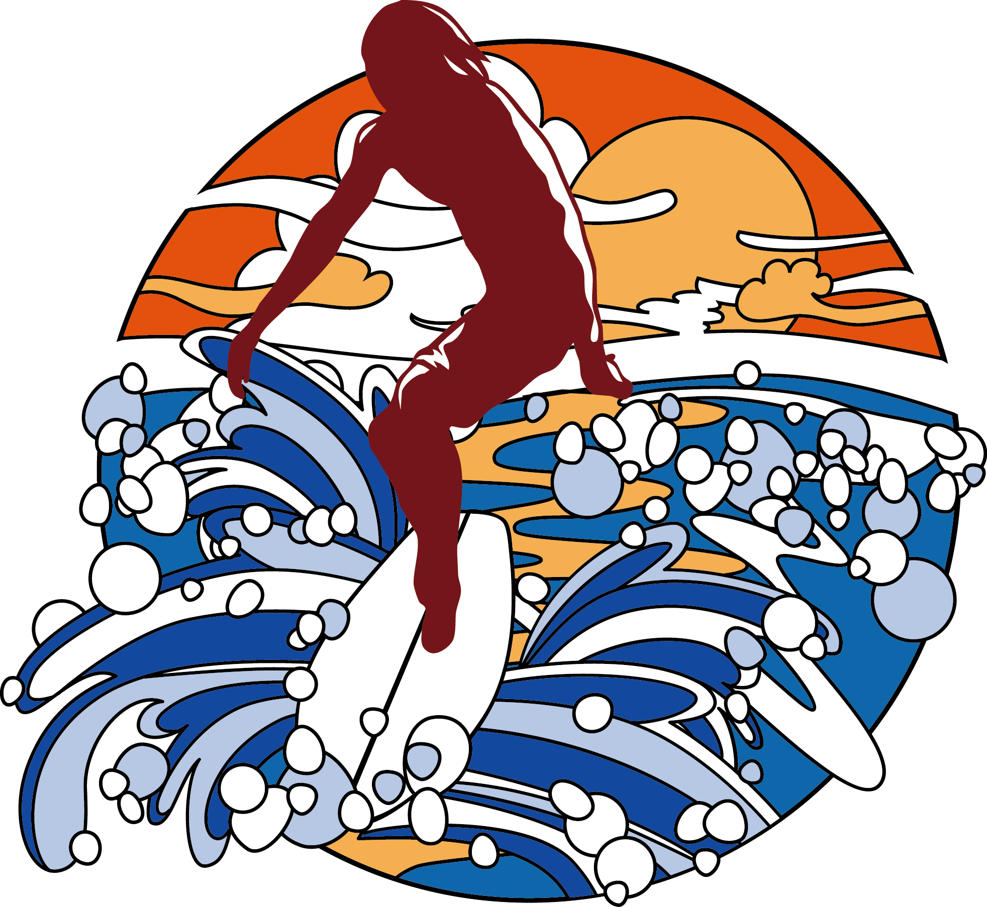 Surf Vector - Surf The Kali Yuga (1964x1806), Png Download