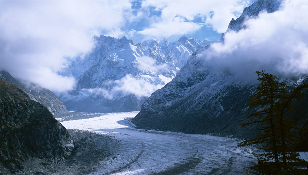 Snow Mountain (1000x1000), Png Download