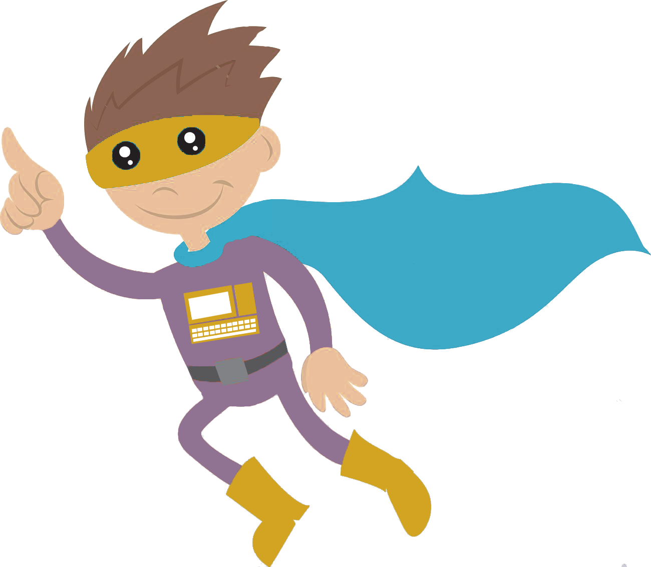 Networks Unlimited Computer Engineers Are Just Like - Capa De Super Heroi Voando (1300x1133), Png Download