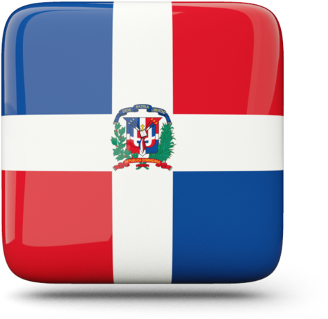 Graafix Flag Of Dominican Republic - Dominican Republic Flag Square (640x480), Png Download