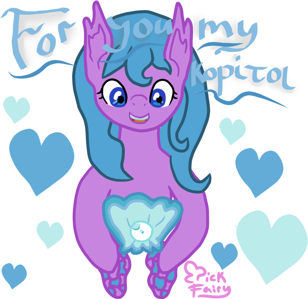Clip Stock Artist Pickfairy Female Merpony Oc Umi - Cartoon (981x955), Png Download