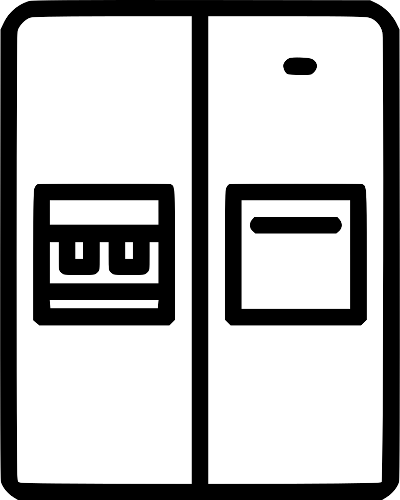 Png File Svg - Fridge Icon Svg (784x980), Png Download