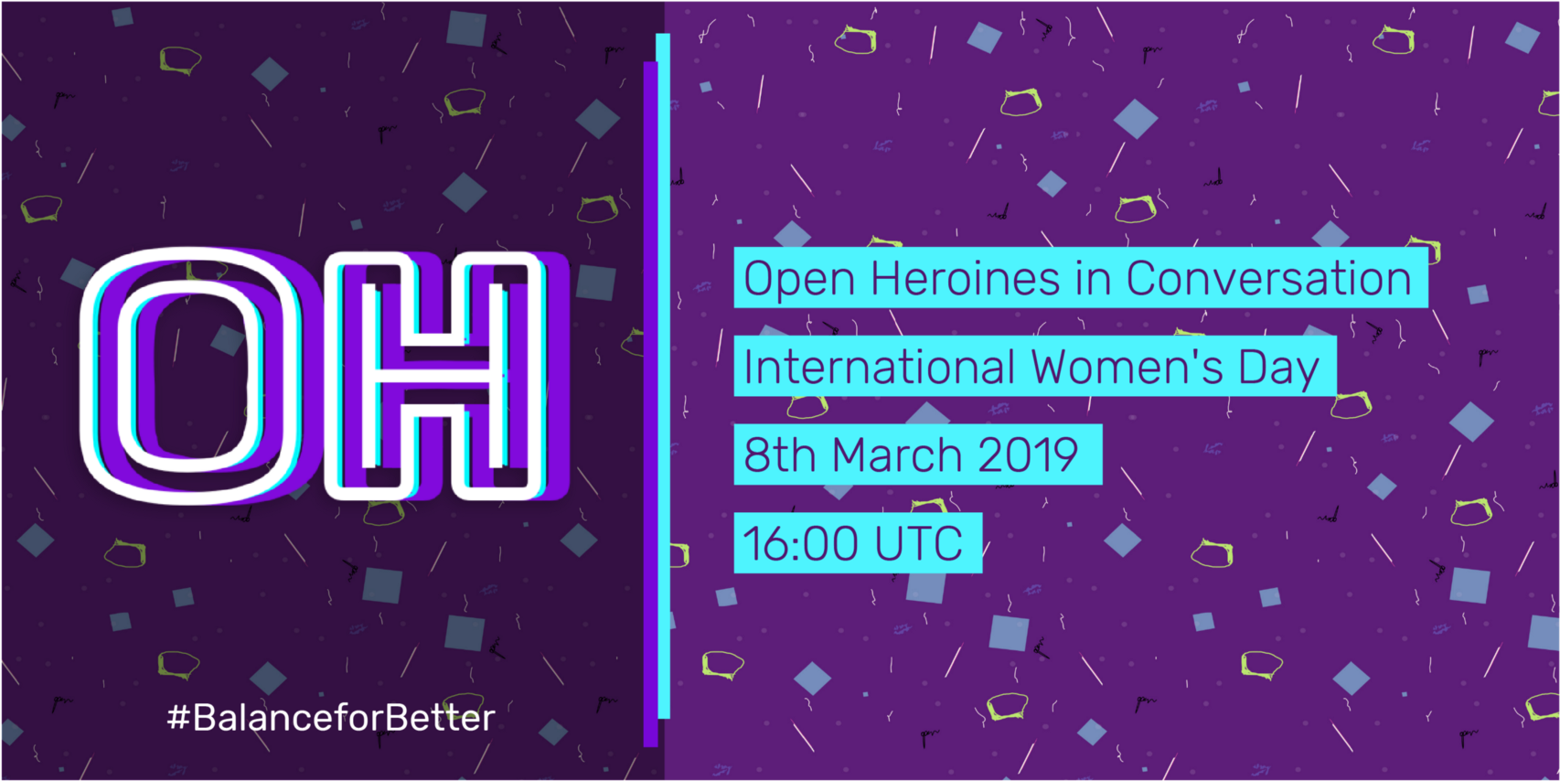 With This Event, Open Heroines Joins The - Graphic Design (2400x1013), Png Download
