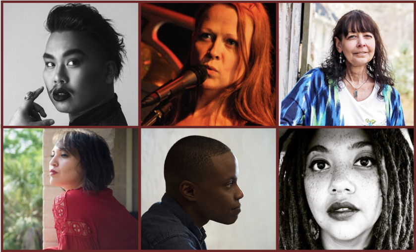 Photo Collage Of The Six Poets - Collage (1024x768), Png Download