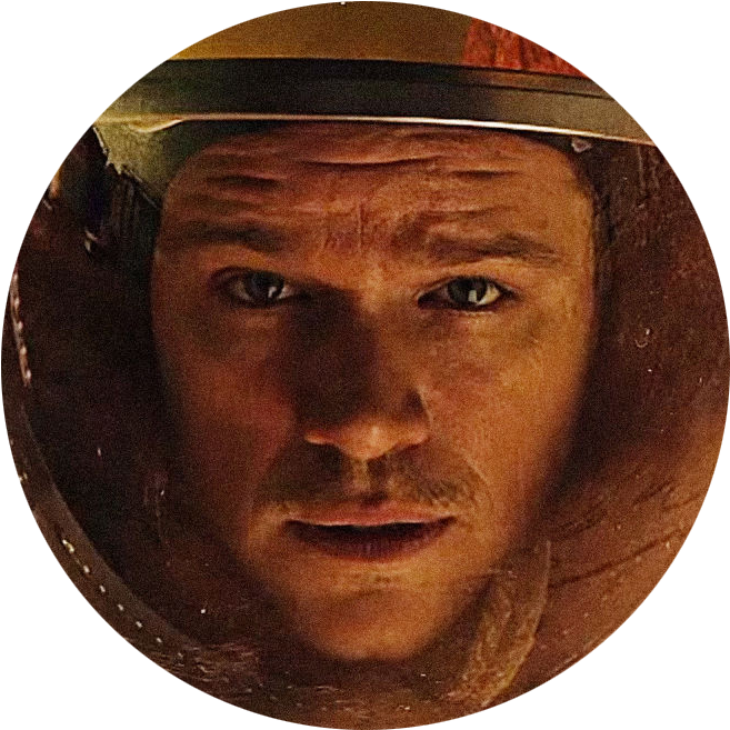 Matt Damon - The Martian (662x668), Png Download