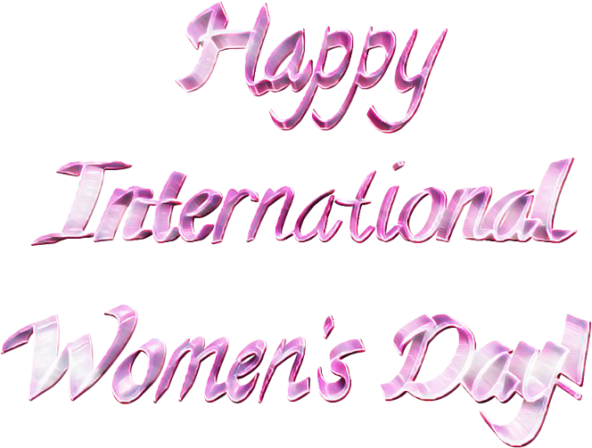 #happy International Women's Day - Calligraphy (1024x576), Png Download