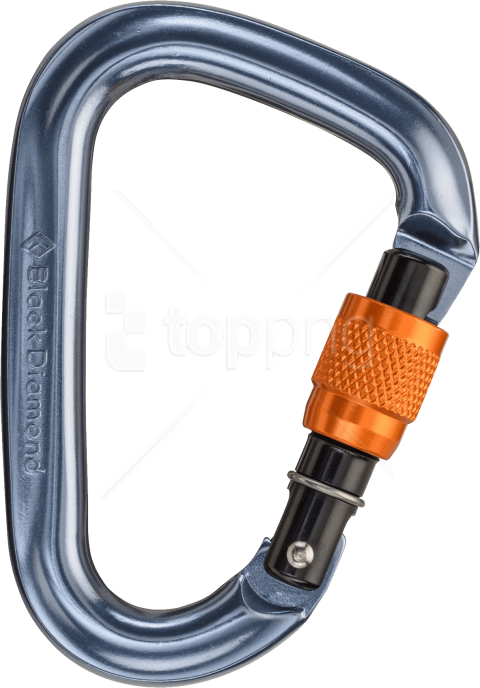 Free Png Carabiner Png Images Transparent - Black Diamond Mini Pearabiner Screwgate (480x688), Png Download