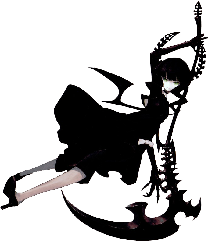 Dead Body Outline Photo - Dead Master Black Rock Shooter Wall (692x806), Png Download
