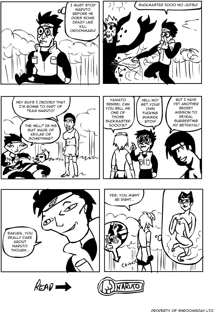 Naruto 309 Parody - Cartoon (746x1074), Png Download