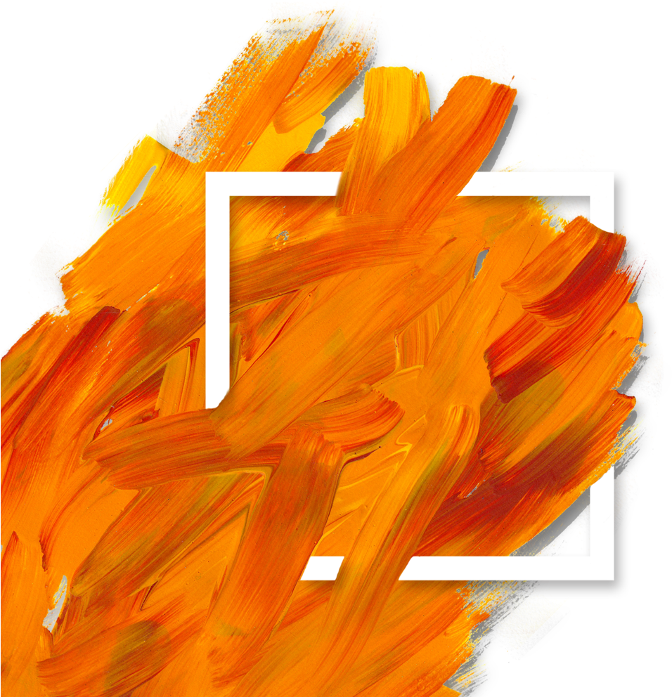 Download Poster Painting Brush Free Photo Png Clipart - Orange Paint