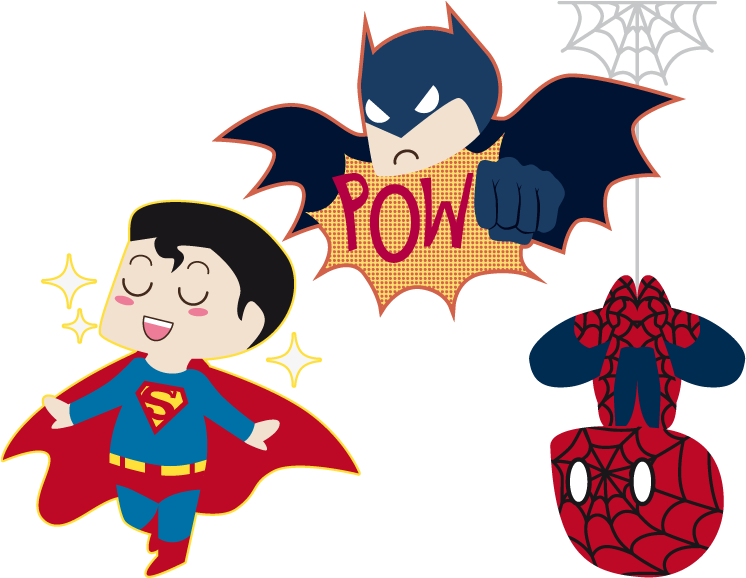 Superheroes Png Transparent Background - Super Heroes Mini Png (800x600), Png Download