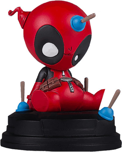 Animated Deadpool Gentle Giant 4” Statue - Deadpool Gentle Giant (600x600), Png Download