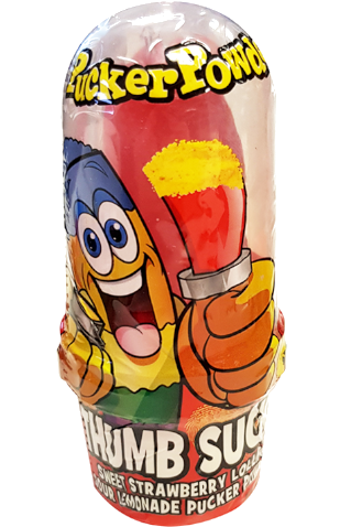 Pucker Powder Thumb Sucker - Carbonated Soft Drinks (600x600), Png Download