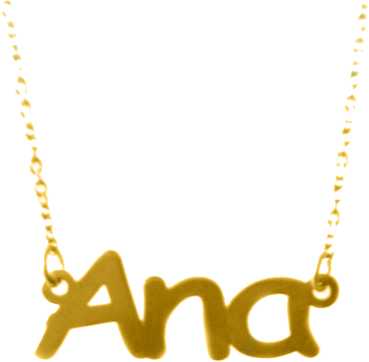 Necklace With Customizable Name - Chain (761x582), Png Download