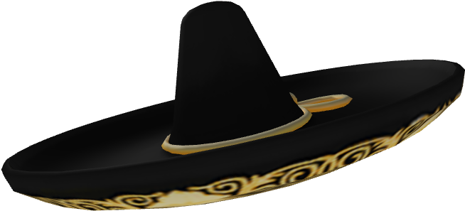 Mariachi Sombrero - 3d - Sombrero (675x615), Png Download