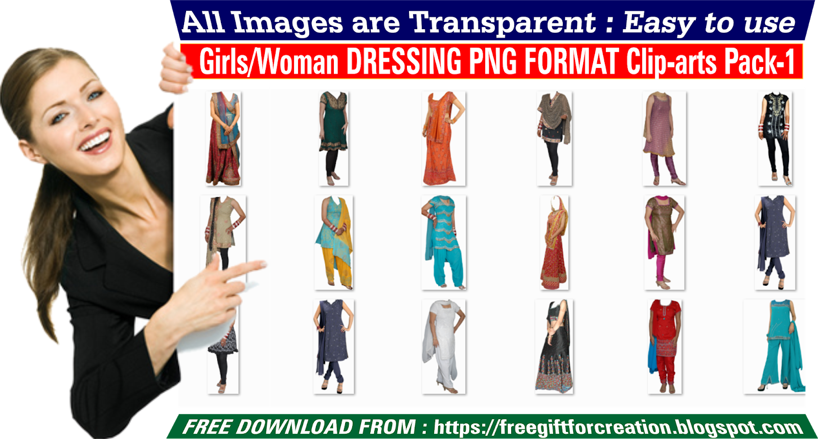 Free Download Girls Woman Dressing Png Format Clip - Kurta Designs For Women (1600x859), Png Download