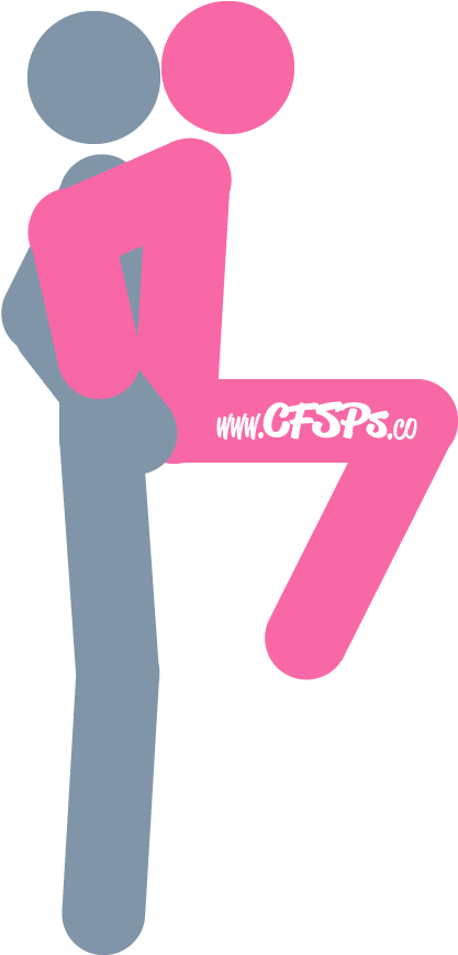 Squat Balance Sex Position Illustration - Graphic Design (1720x968), Png Download