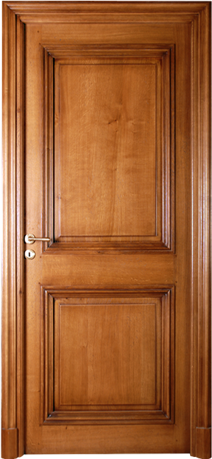 Haussmannian Door 2 Panels - Home Door (460x700), Png Download