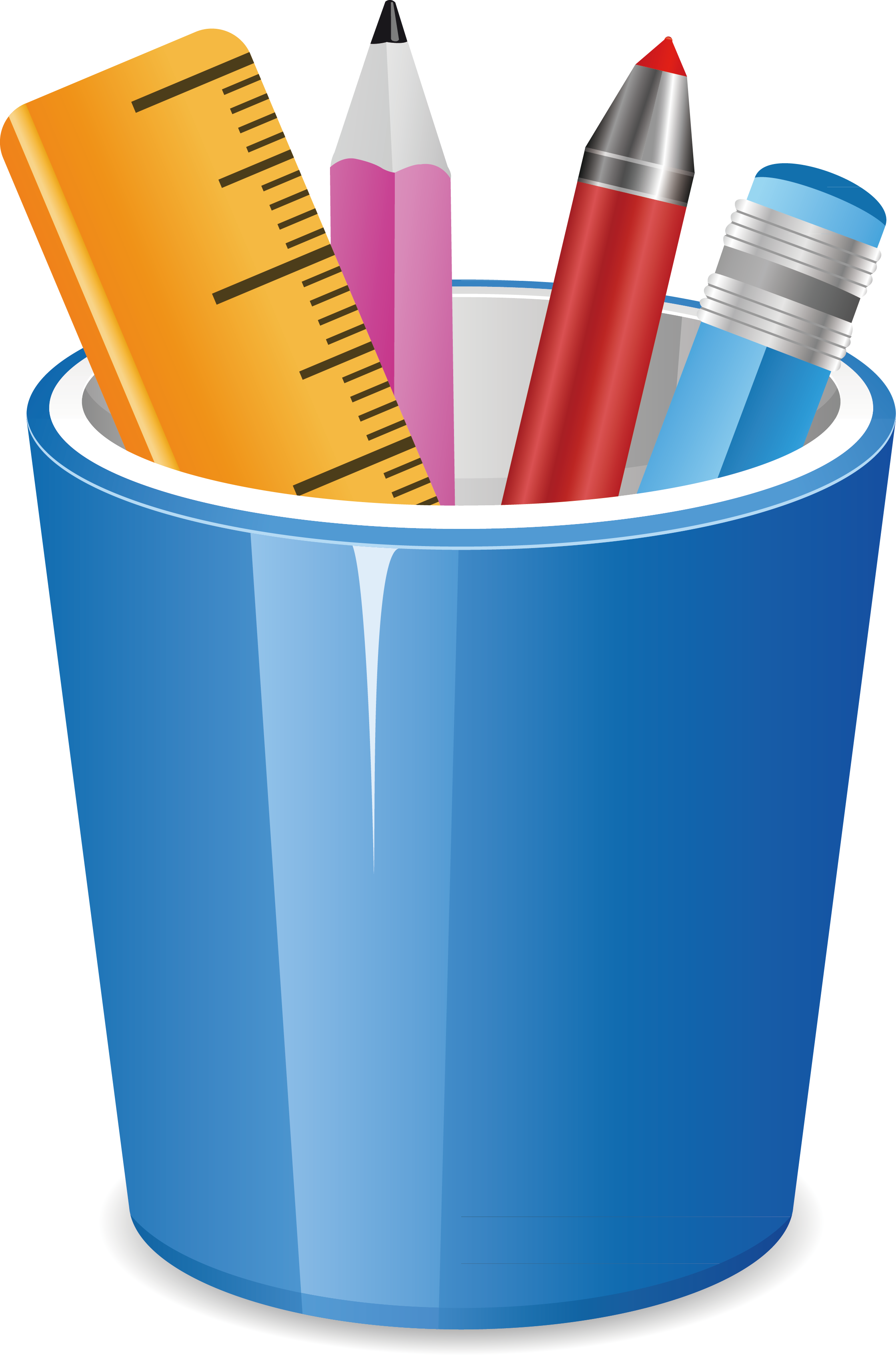 Download Clip Art - Pencil Box Clipart Png (2240x3387), Png Download