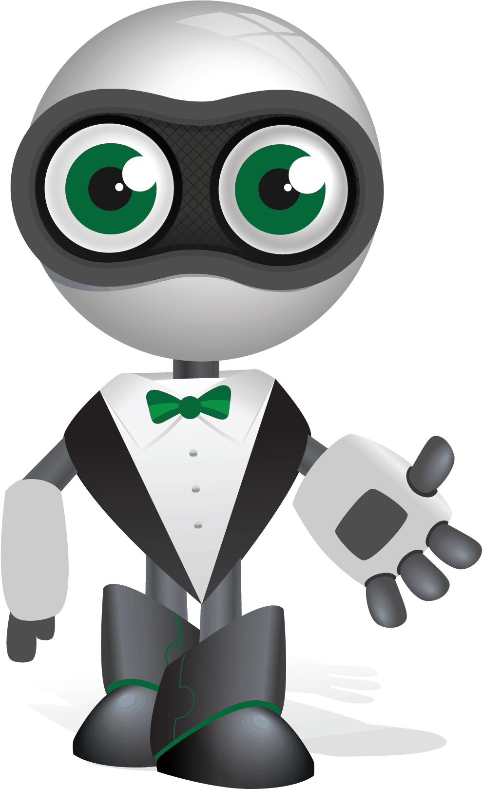 機器人 卡通 (1042x1618), Png Download