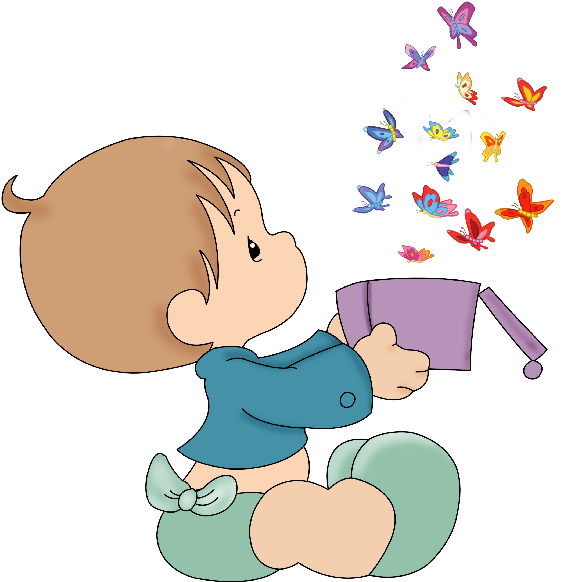 Cute Baby Girl Clip Art Cliparts - Cute Baby Clipart Transparent (562x582), Png Download