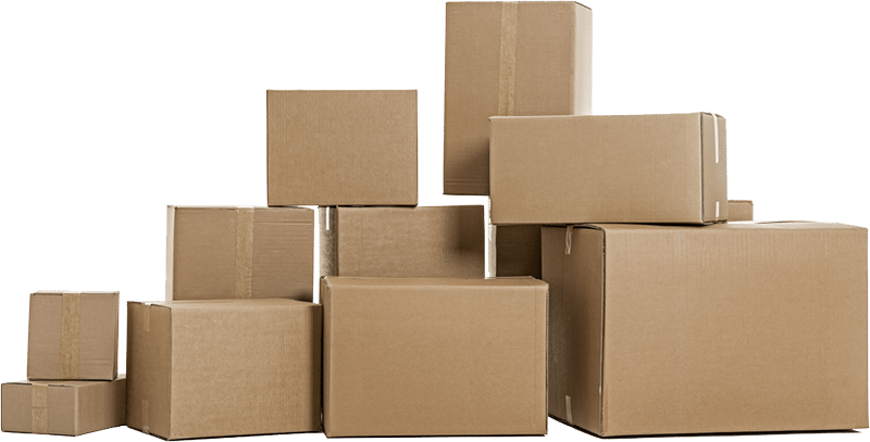 Movingboxesrevenflo2017 07 17t16 - Pile Of Boxes Transparent Background (800x407), Png Download
