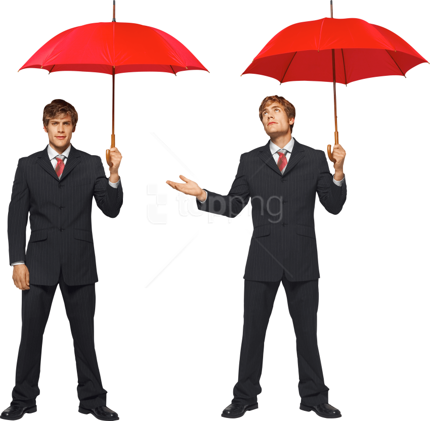Free Png Business Man Png Images Transparent - Человек С Зонтом Клипарт (850x833), Png Download