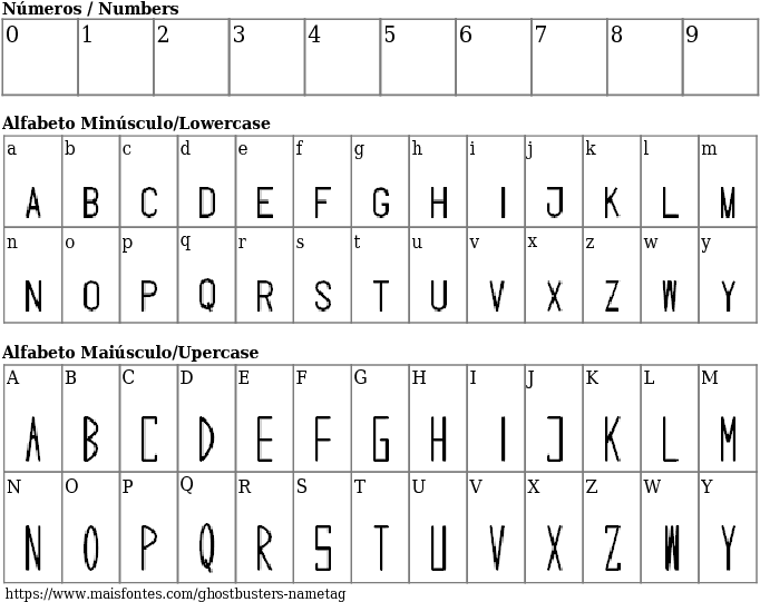 Font Details Ghostbusters Nametag - Number (689x640), Png Download