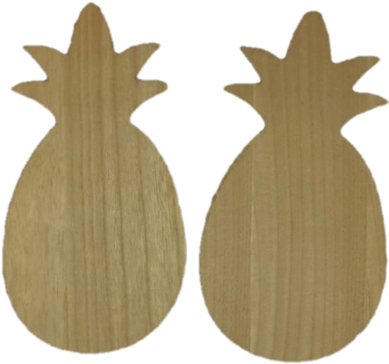 Wooden Pineapple Trivet - Pineapple (607x1080), Png Download