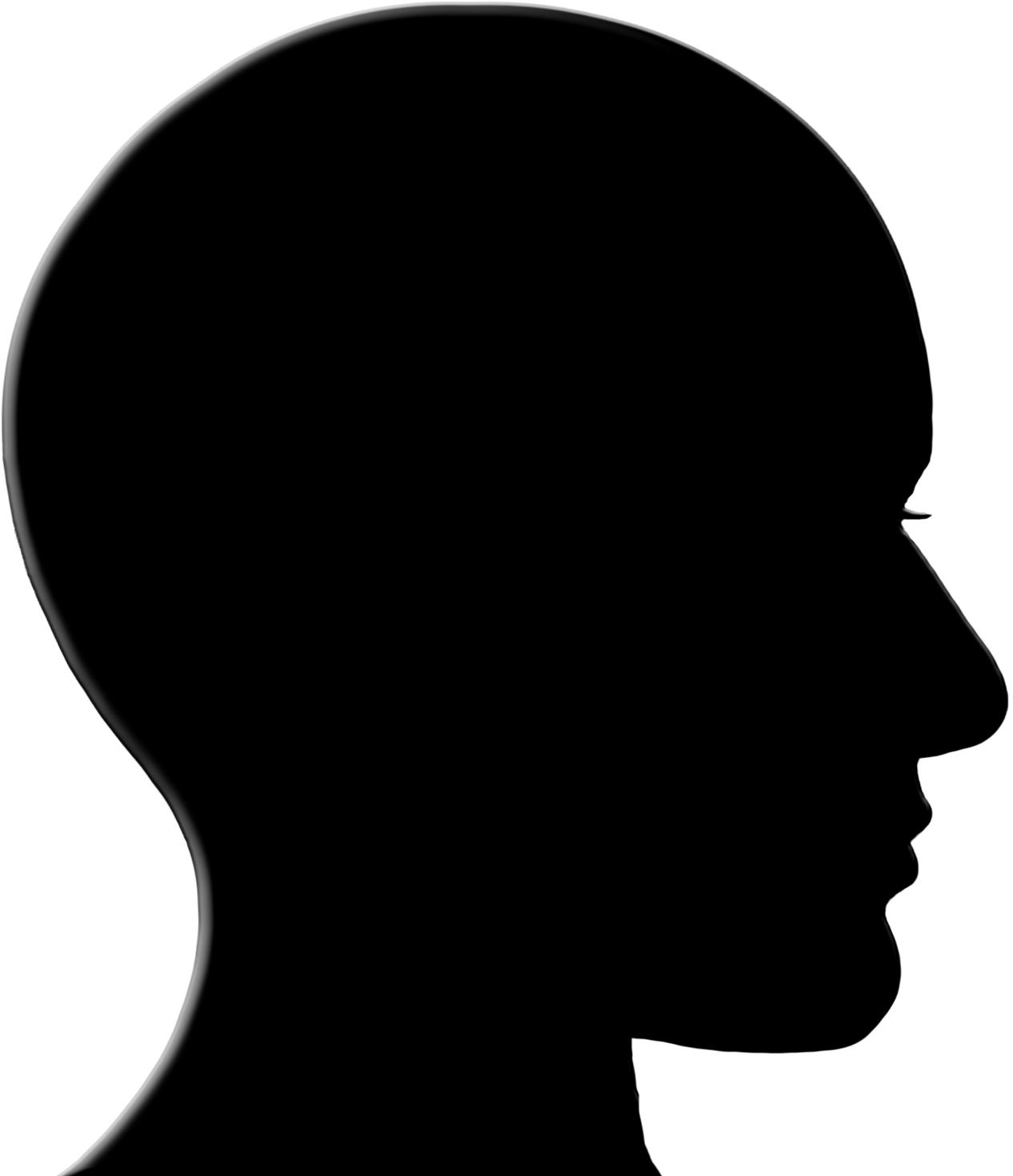 29 May 2015 - Man Head Profile Vector (1503x1504), Png Download